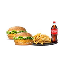 Çift Kişilik Tavuk Burger Menü