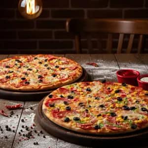2'li Bol Malzemeli Pizza (Orta Boy) Menü