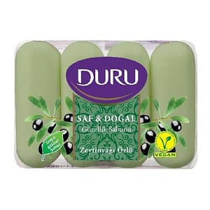 Duru Saf ve Doğal Zeytinyağ Özlü 4x70g