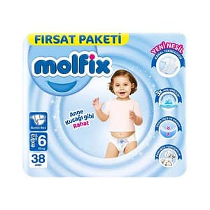 Molfix Bebek Bezi 6 Numara 38'li