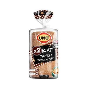 Uno İki Kat Tahıllı Tava Ekmeği 470 gr