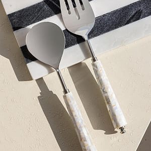 The Mia Pearl Salata Servis Takımı 2 Parça
