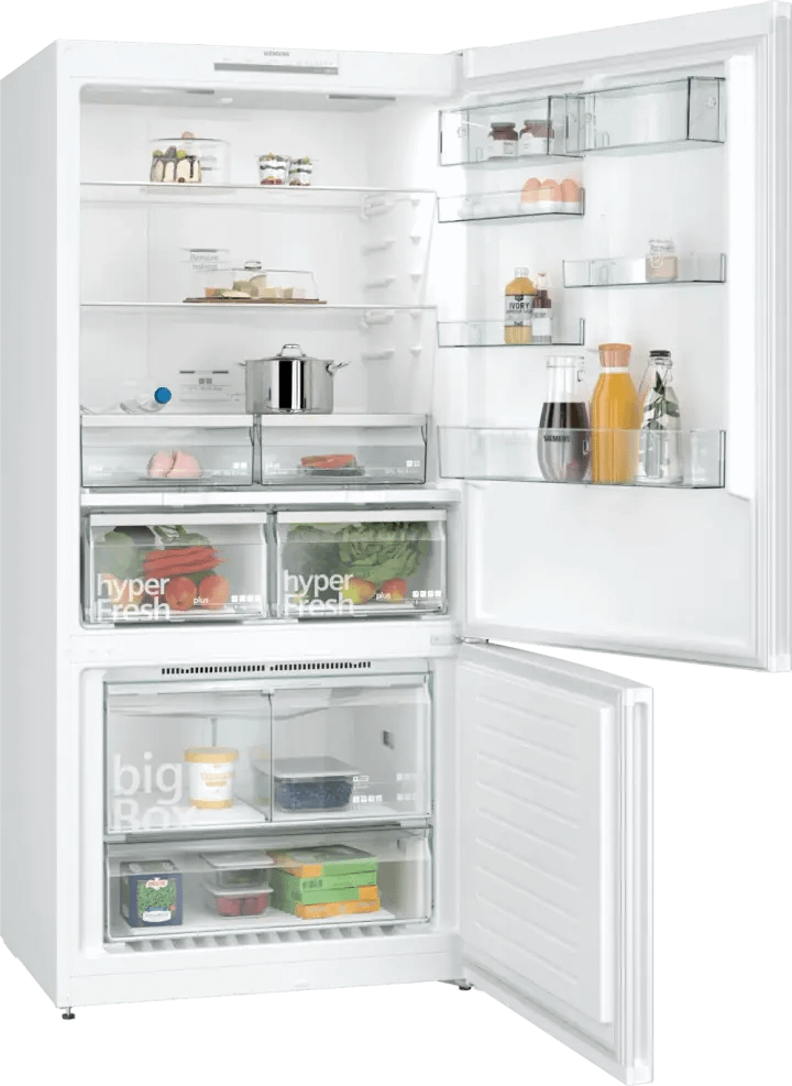 iQ500 KG86NVWE0N Alttan Donduruculu Buzdolabı 186 x 86 cm Beyaz, Total noFrost - Görsel 2